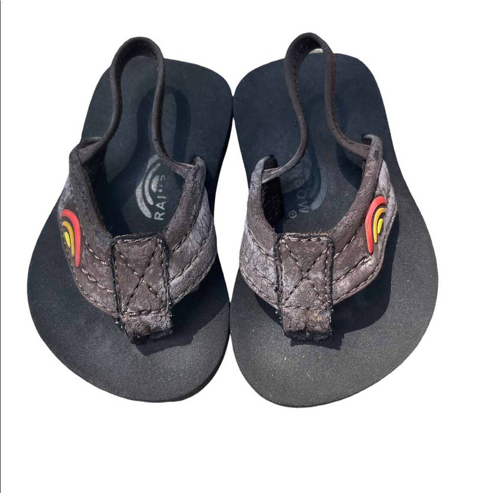 Rainbow Flip Flops